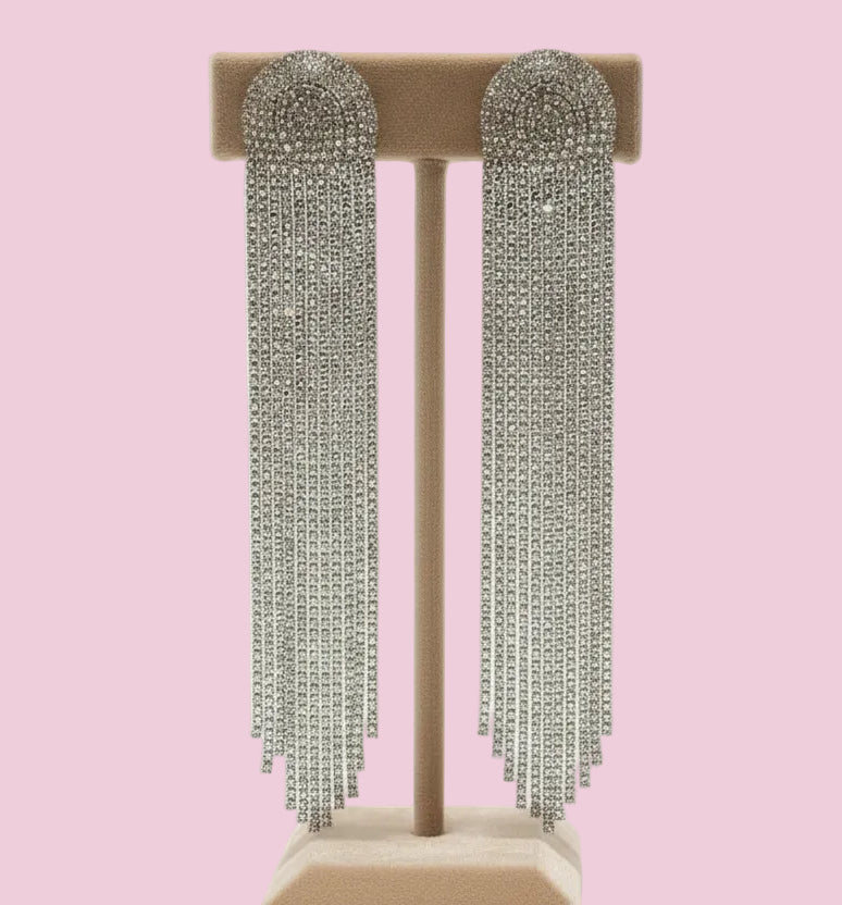 long tassel earrings