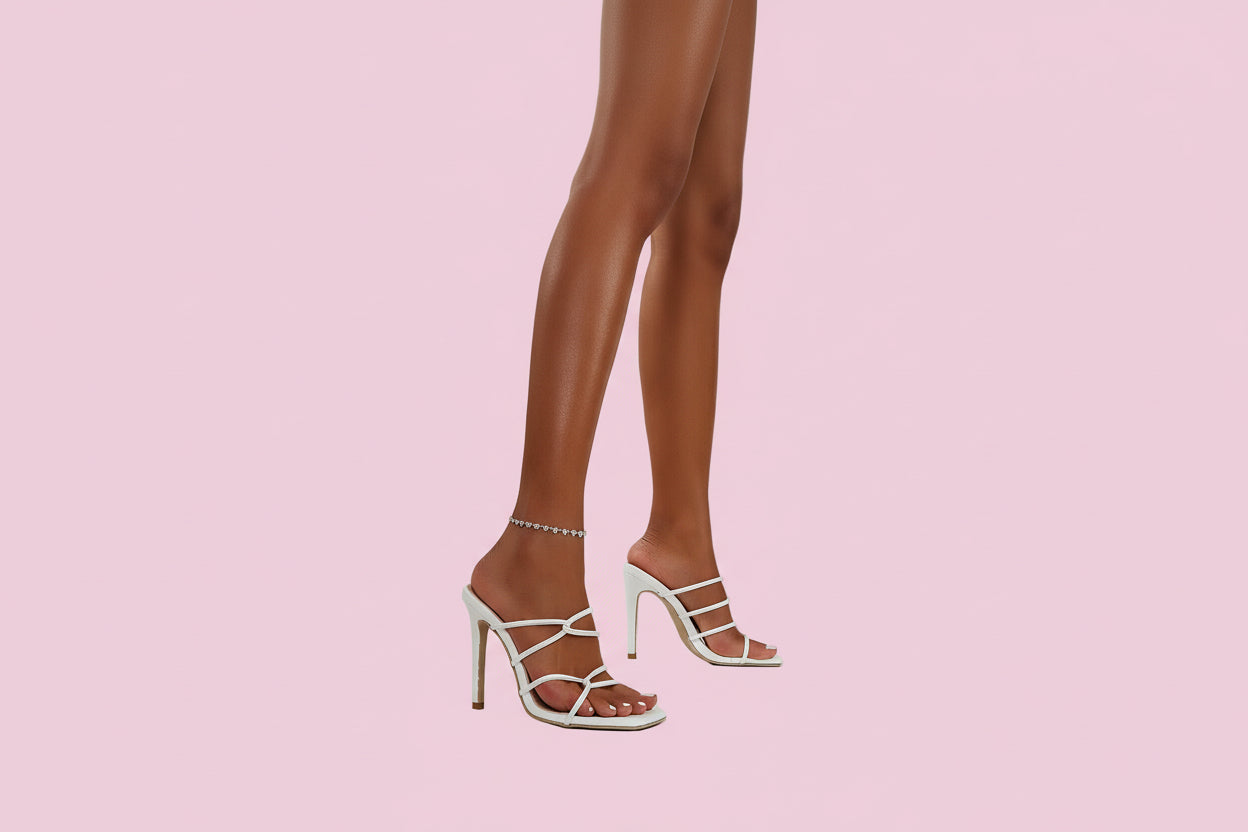 High-Heeled Stiletto Sandals