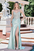 Prom Dresses Long Prom Corset Evening Dress Sage