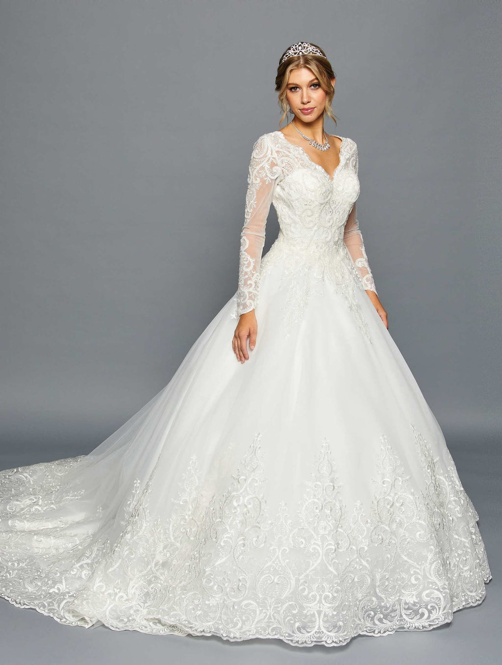 Long‑Sleeve Bridal Gown