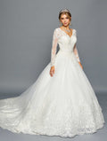 Long‑Sleeve Bridal Gown