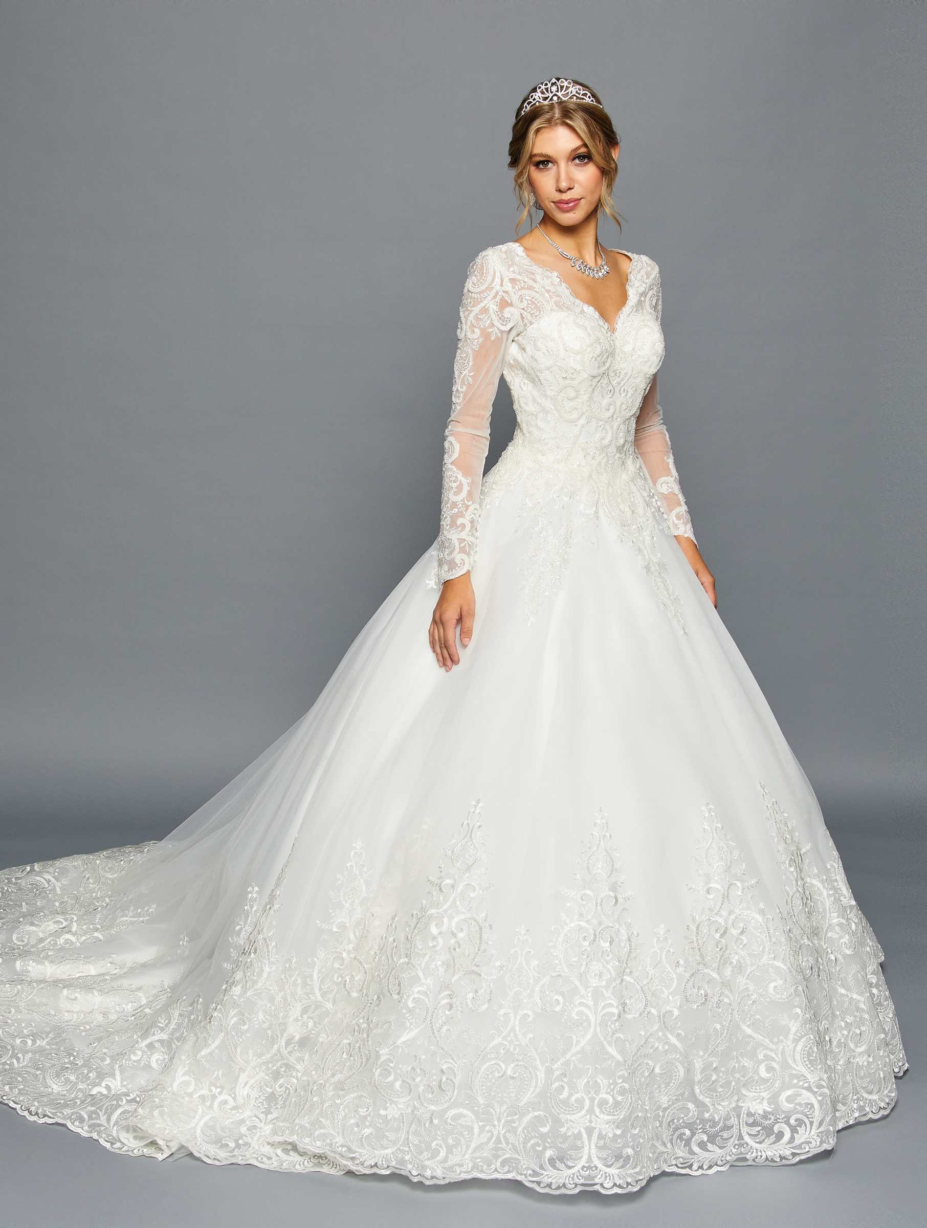 Long‑Sleeve Bridal Gown