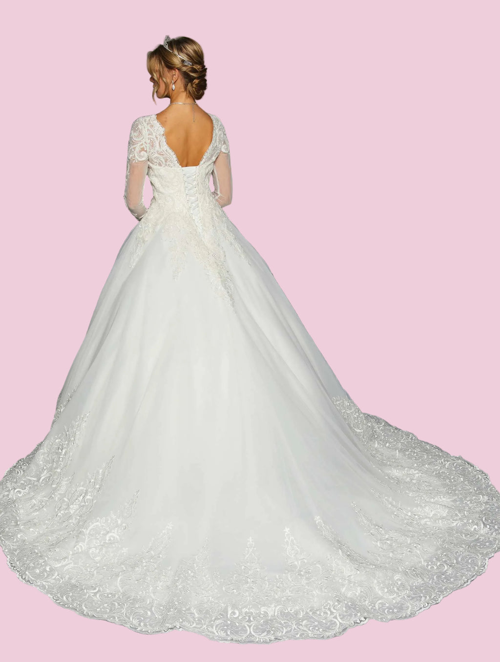 Long‑Sleeve Bridal Gown