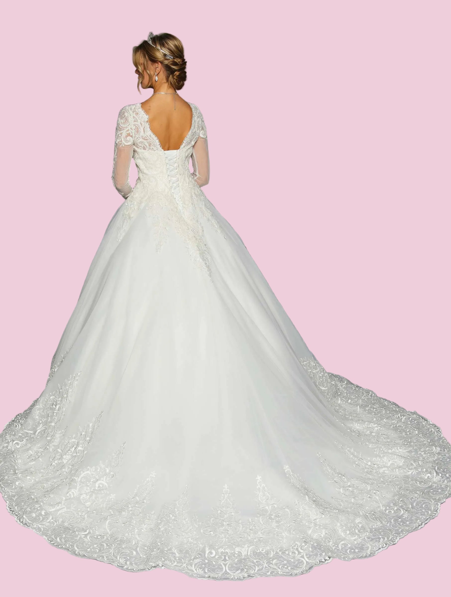 Long‑Sleeve Bridal Gown