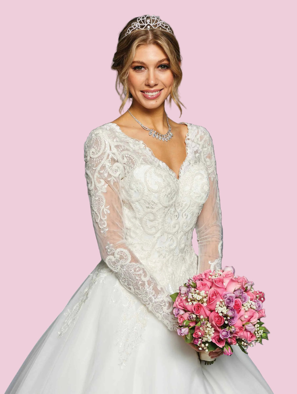 Long‑Sleeve Bridal Gown