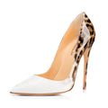 Sexy but Classy Leopard print gradient super high heel pumps