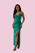 V-neck camisole gown