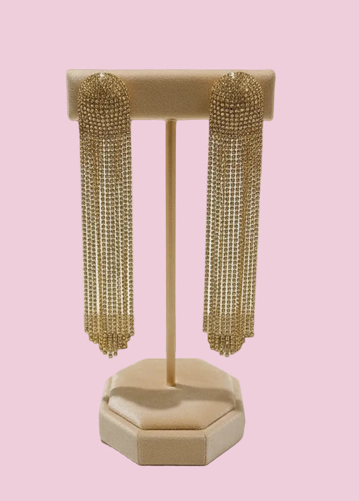 long tassel earrings