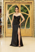 Strapless Sheath Evening Gown