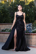 Square Neck Sleeveless Formal Gown