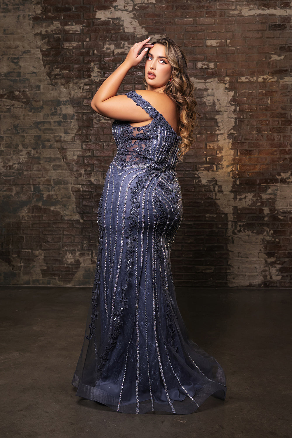Beaded Mermaid Gown