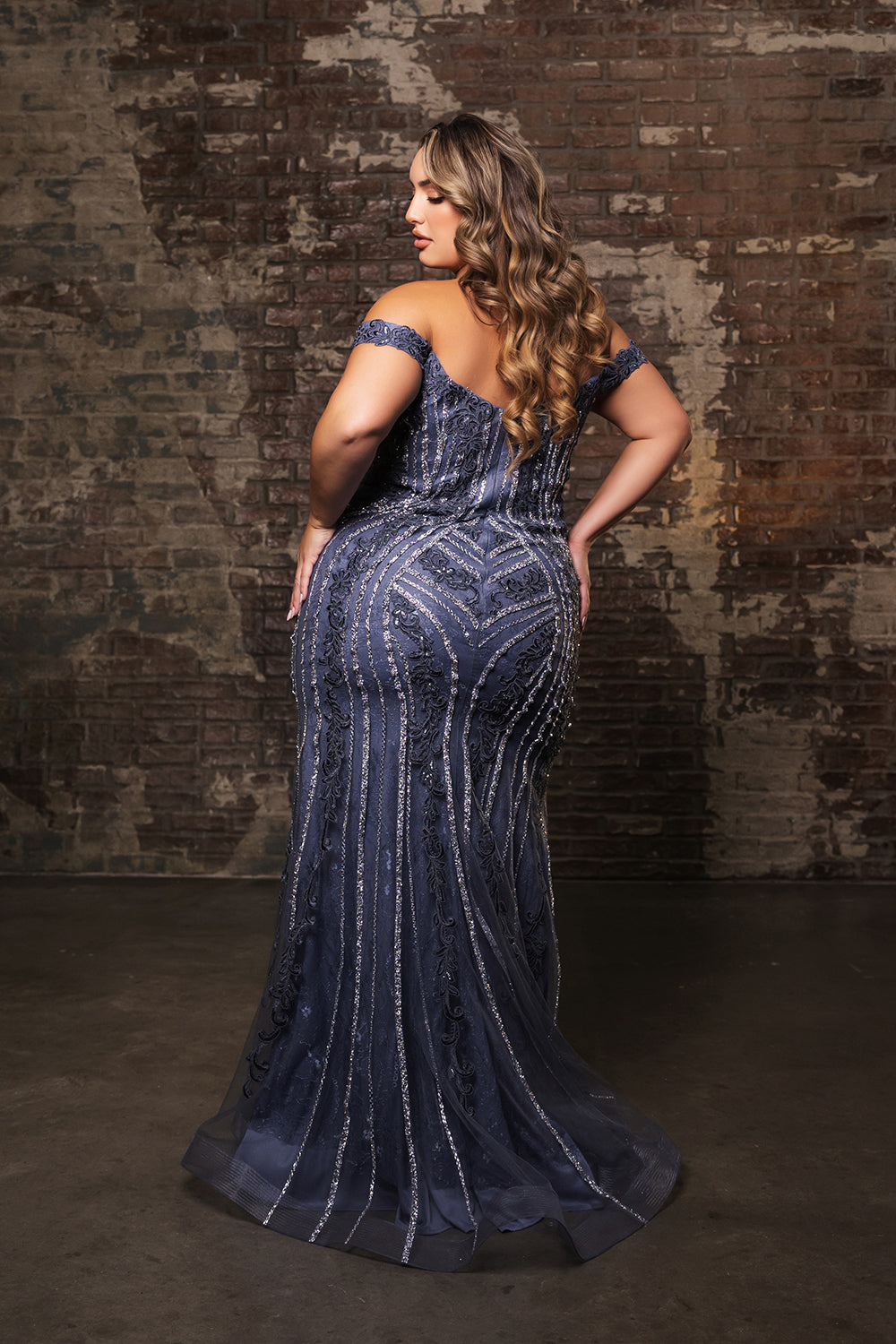 Beaded Mermaid Gown