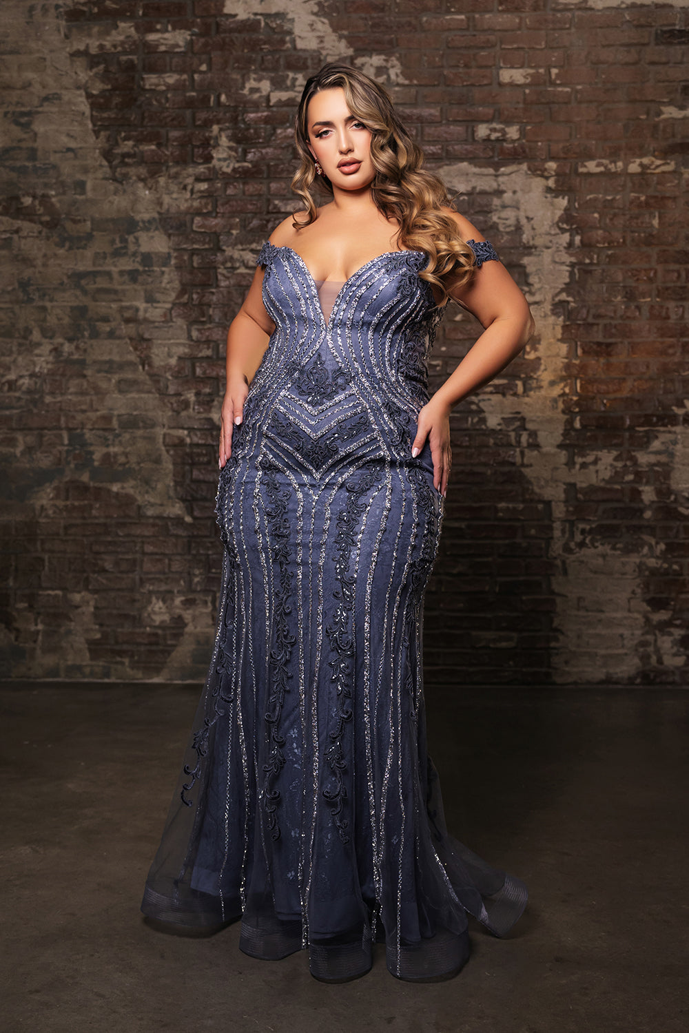 Beaded Mermaid Gown
