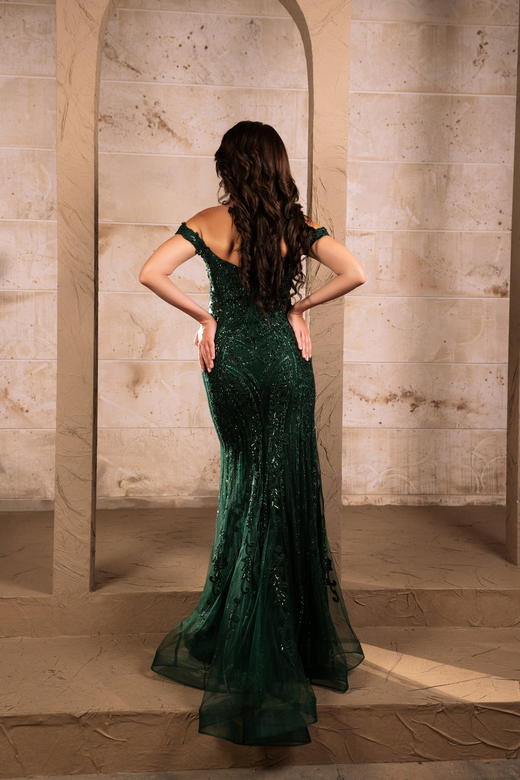 Beaded Mermaid Gown
