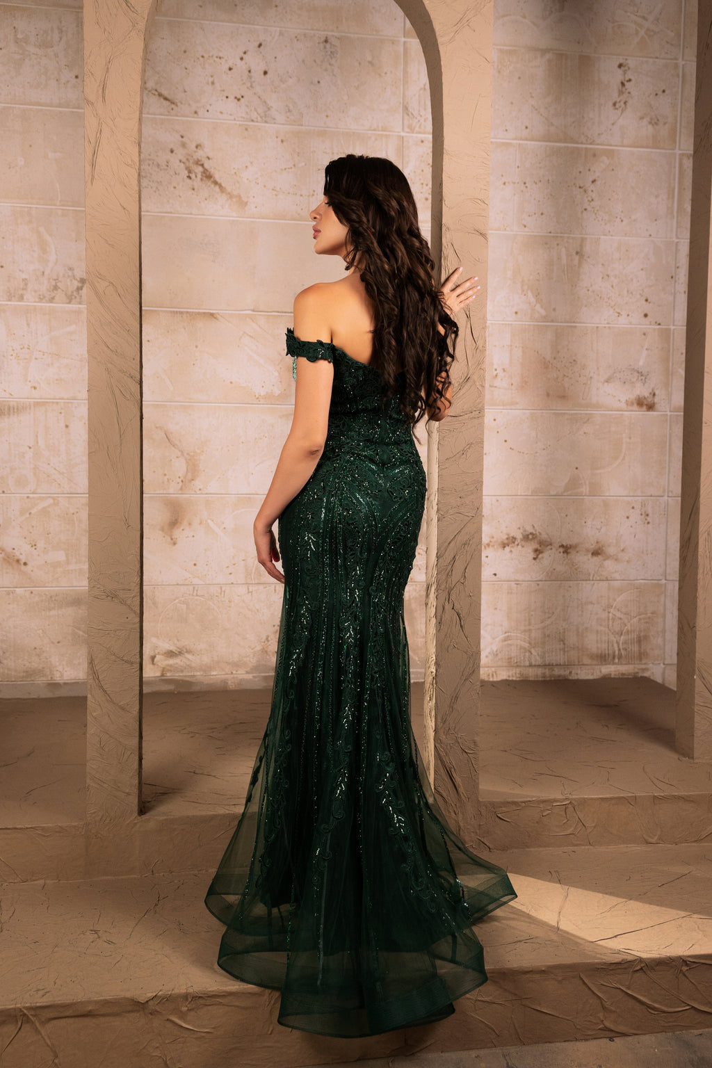 Beaded Mermaid Gown