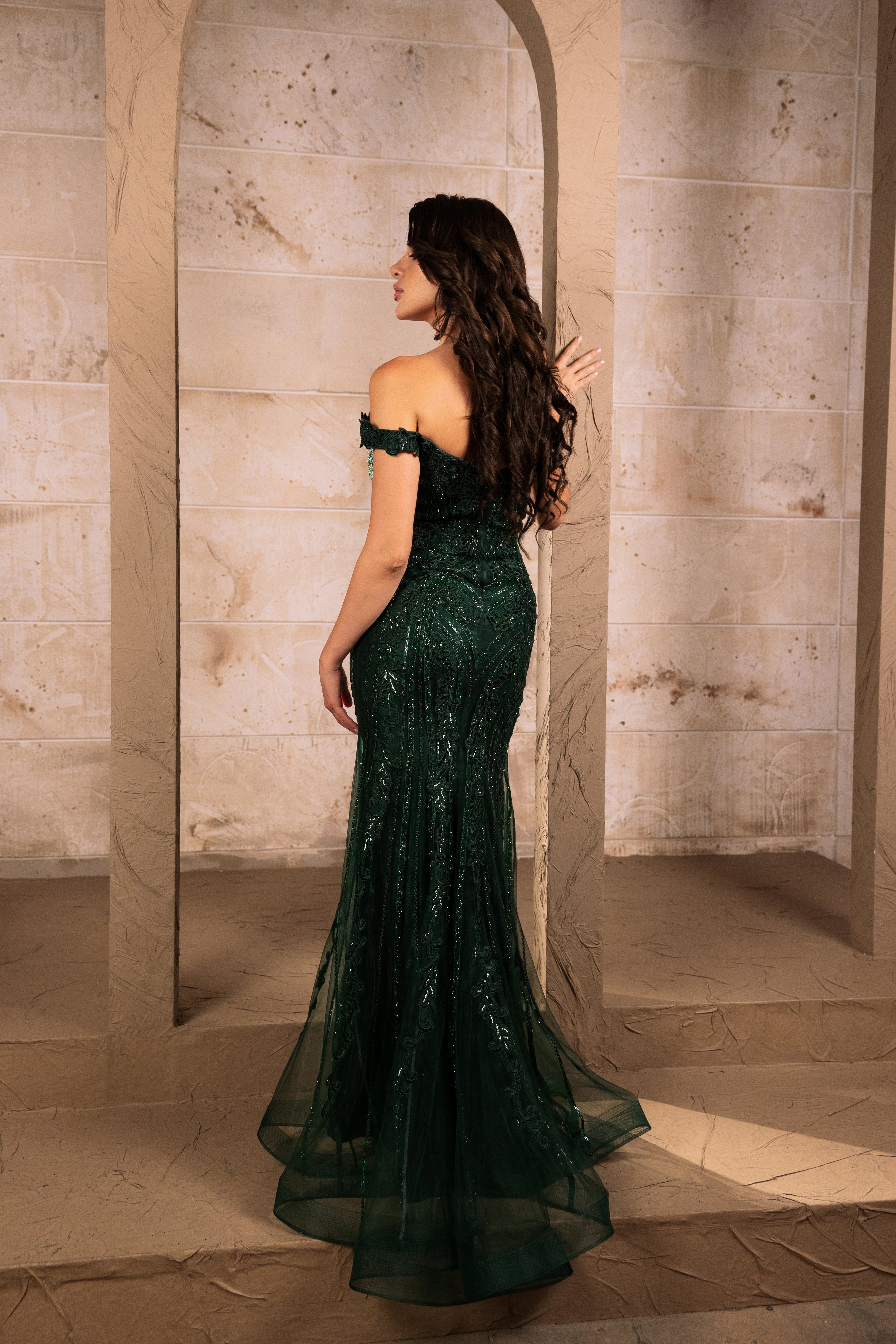 Beaded Mermaid Gown