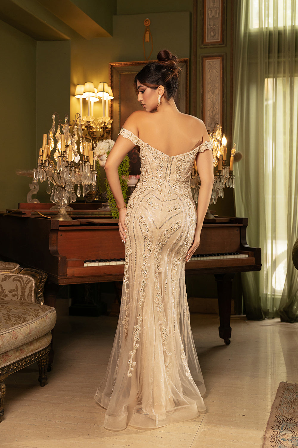 Beaded Mermaid Gown