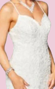 La Merchandise LADK447 Wholesale Mermaid Wedding Ruffled Short Dress - - LA Merchandise
