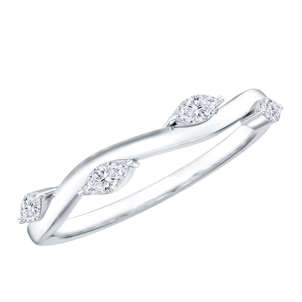 Marquise Cut Lab Grown Diamond Ring