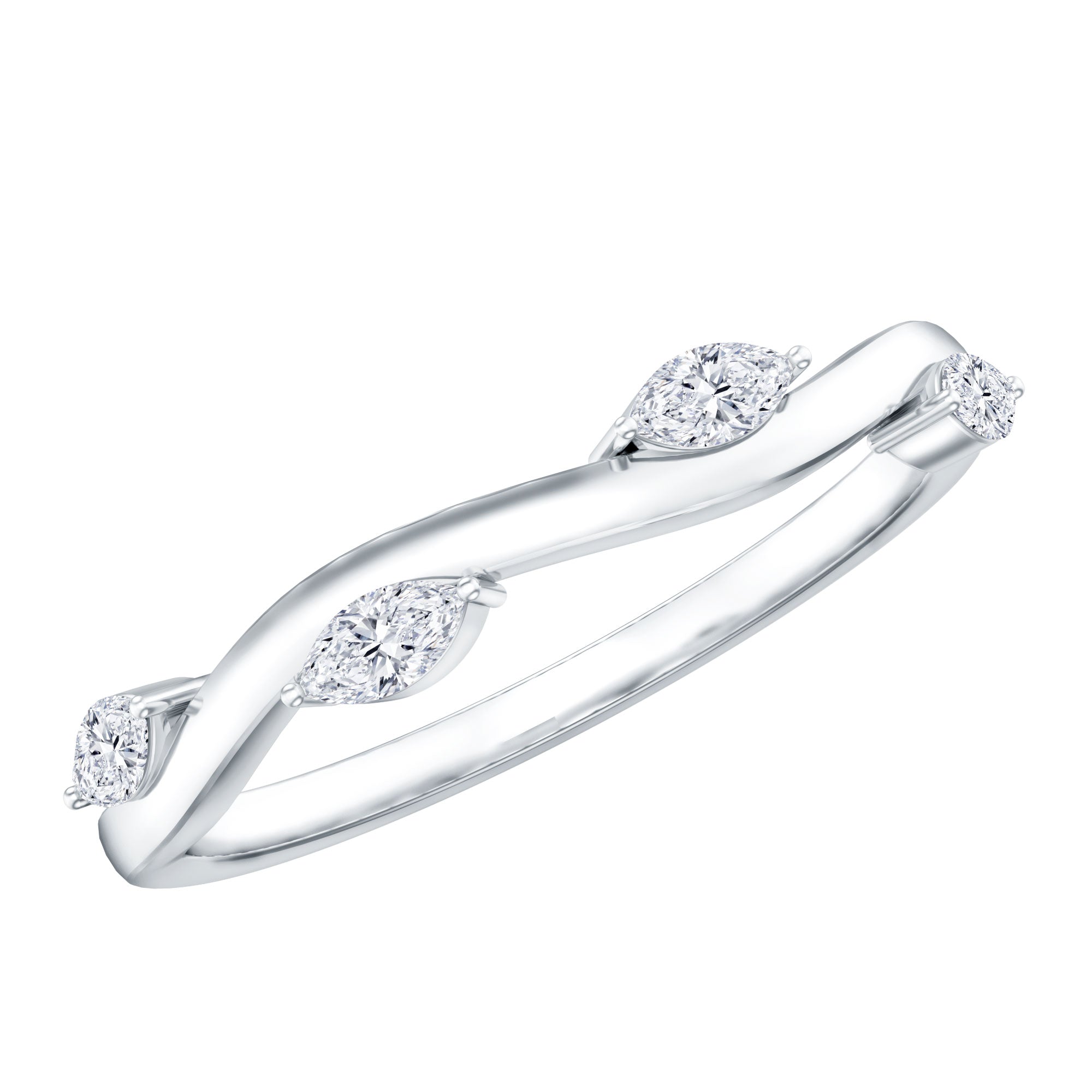Marquise Cut Lab Grown Diamond Ring