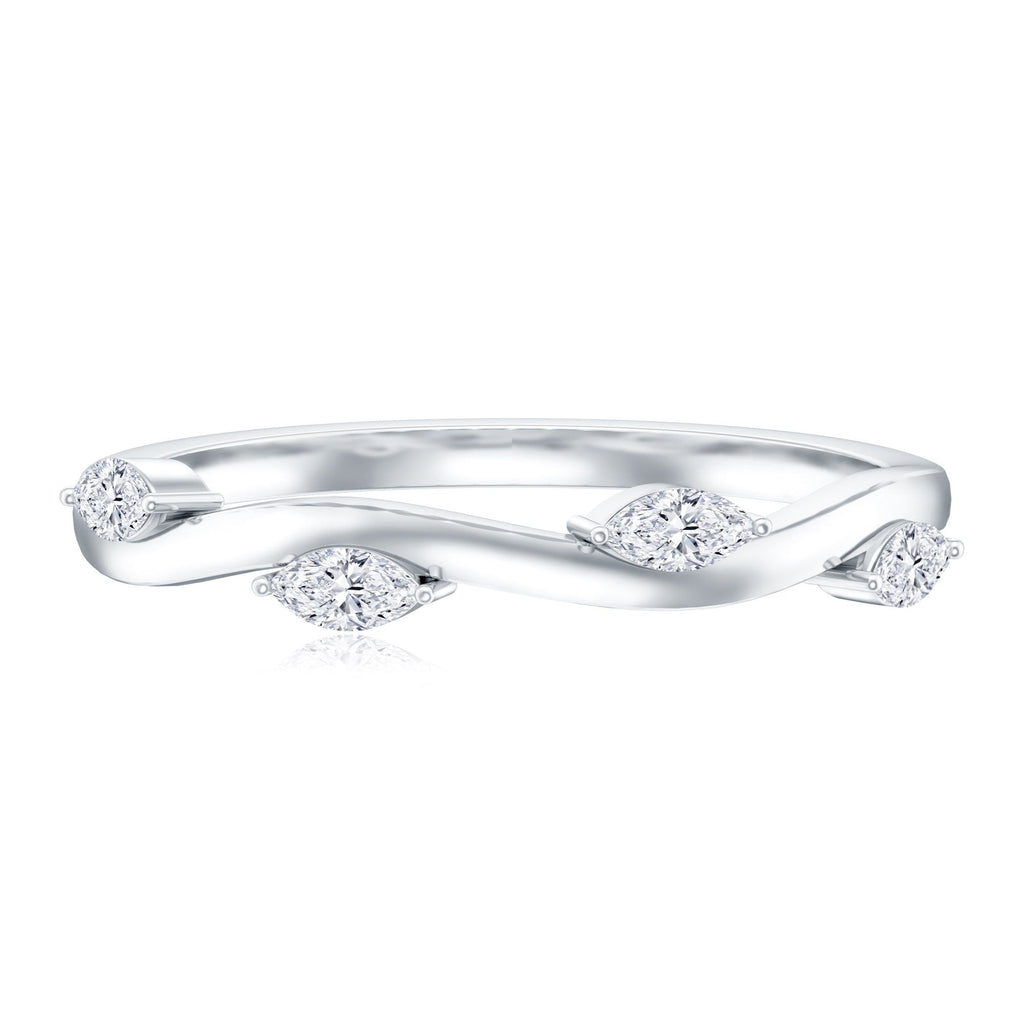 Marquise Cut Lab Grown Diamond Ring