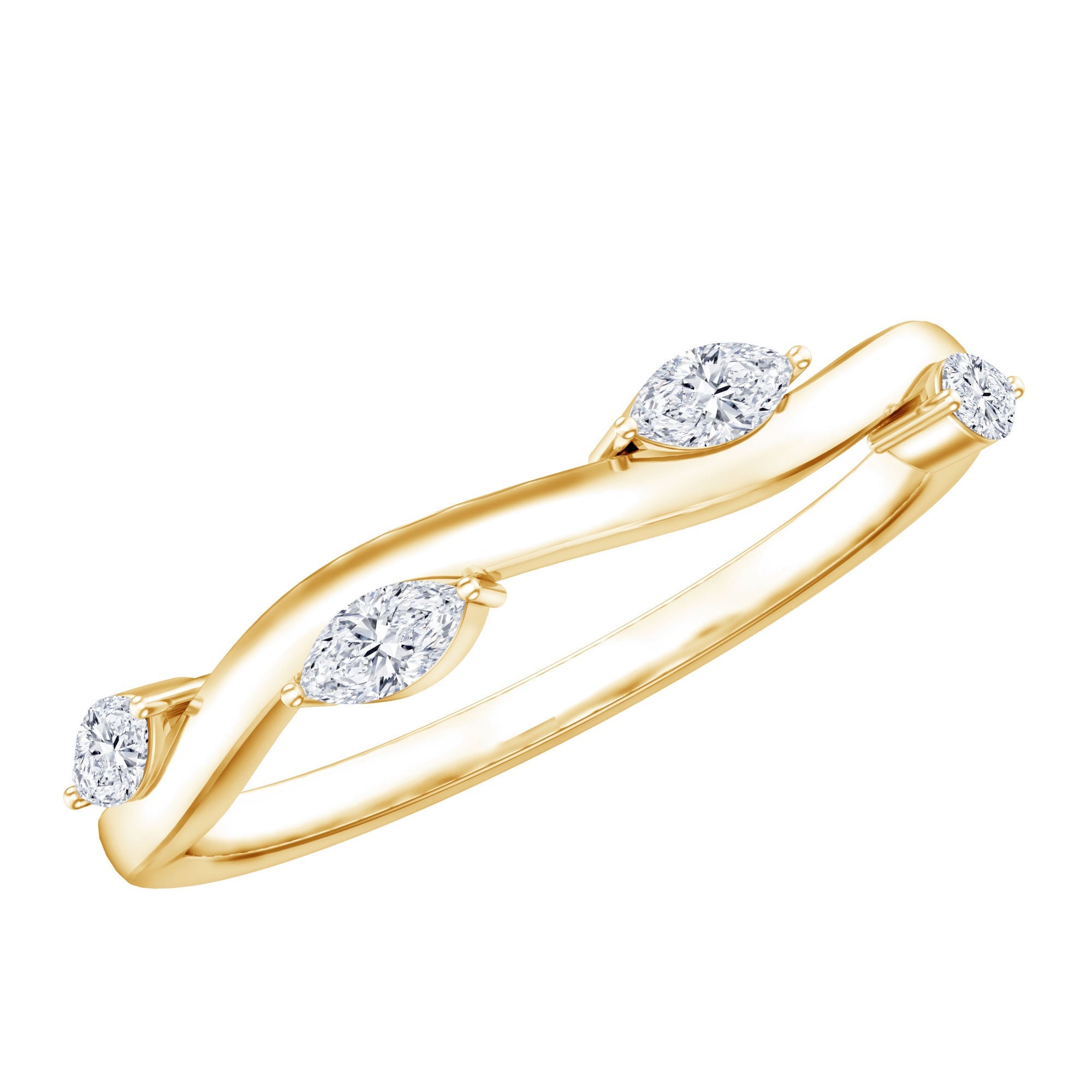 Marquise Cut Lab Grown Diamond Ring