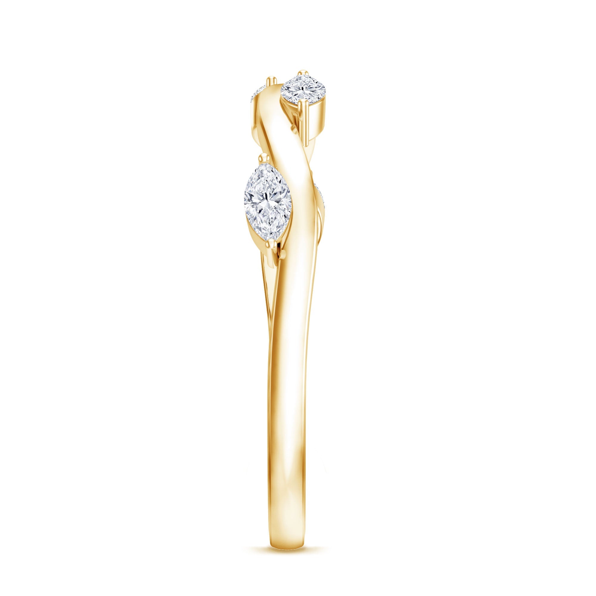Marquise Cut Lab Grown Diamond Ring