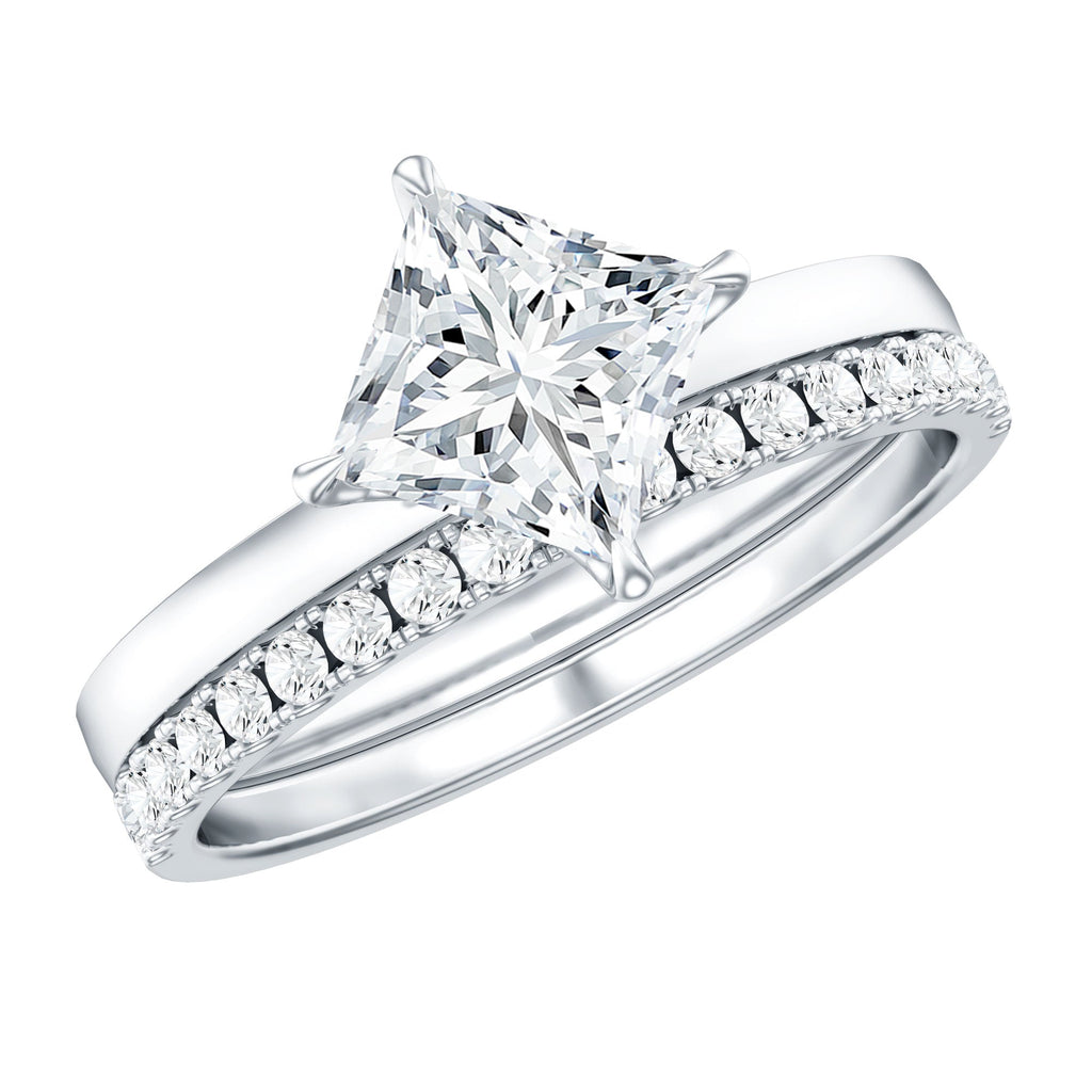 Princess Cut Lab Grown Diamond Ring