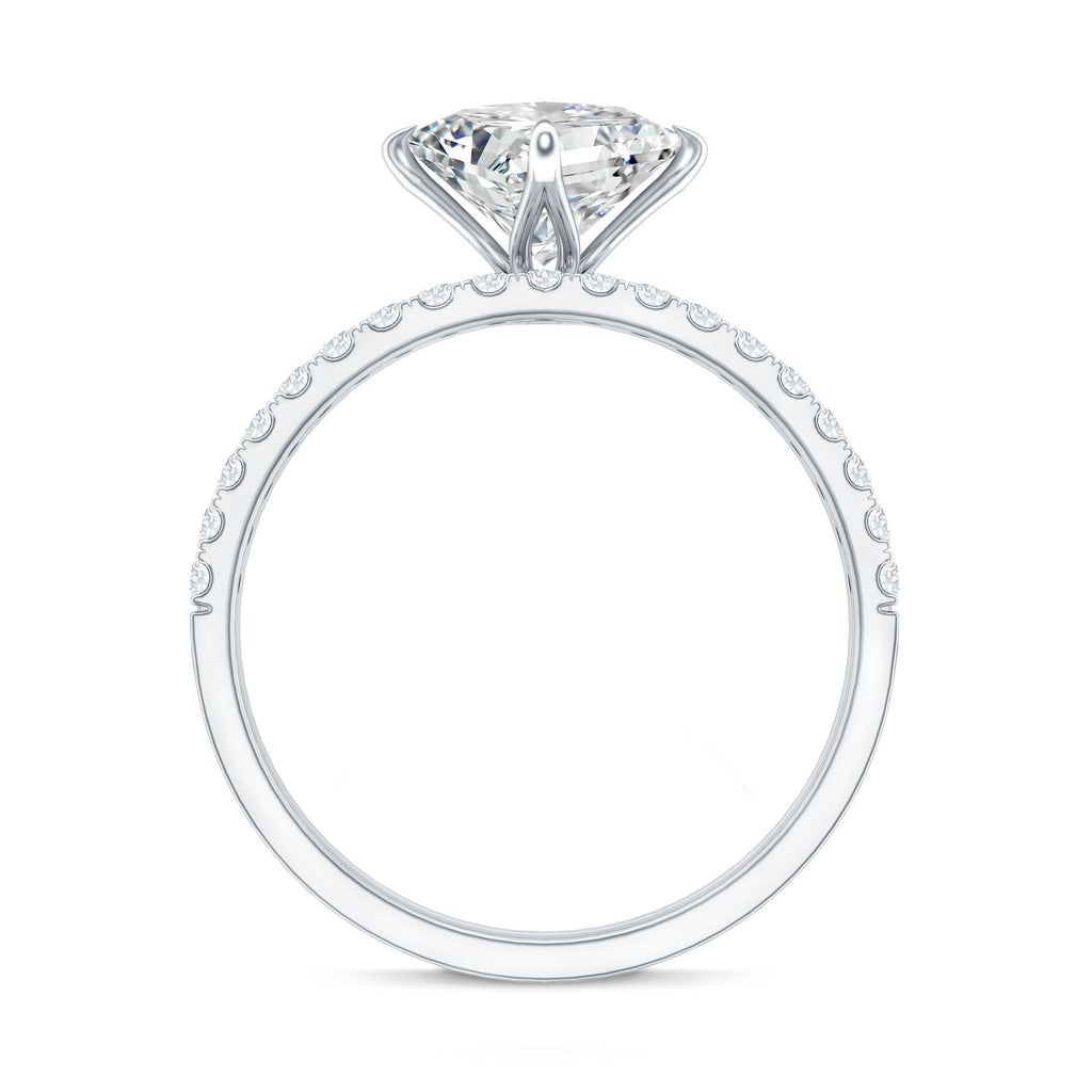 Princess Cut Lab Grown Diamond Ring