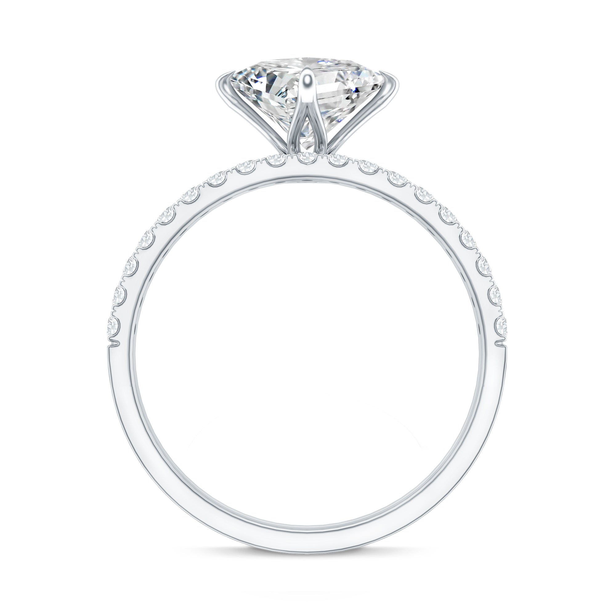 Princess Cut Lab Grown Diamond Ring