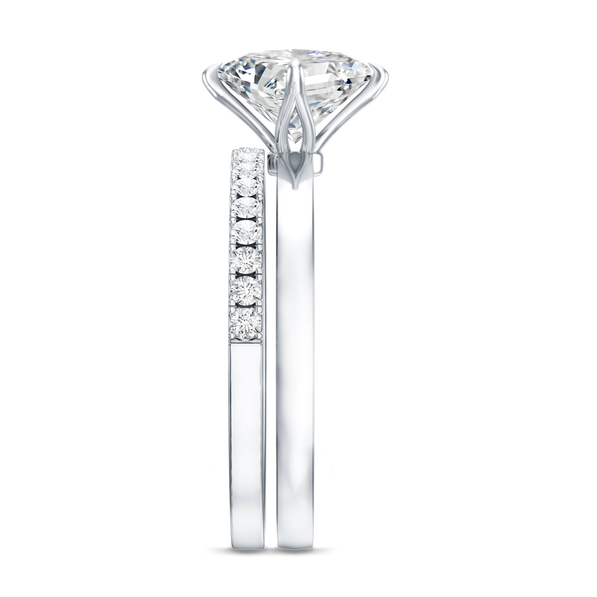 Princess Cut Lab Grown Diamond Ring