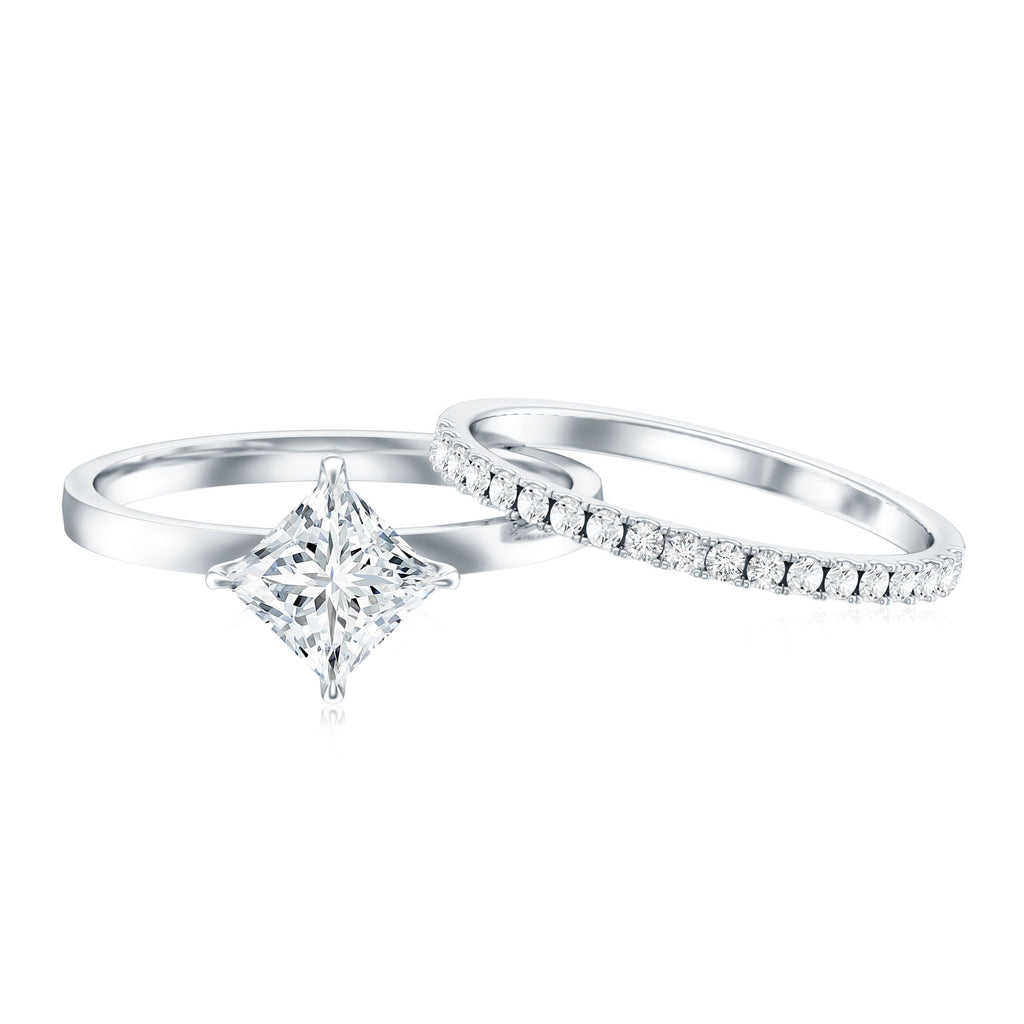 Princess Cut Lab Grown Diamond Ring