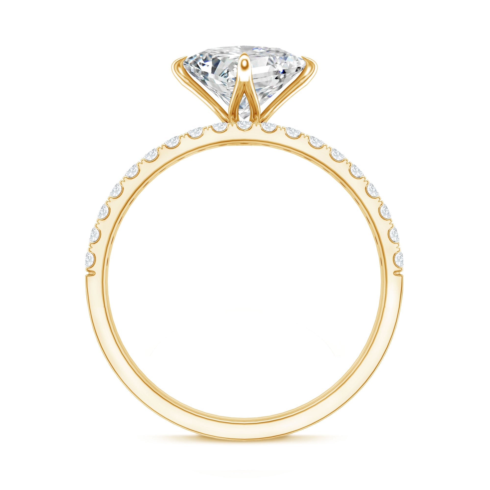 Princess Cut Lab Grown Diamond Ring