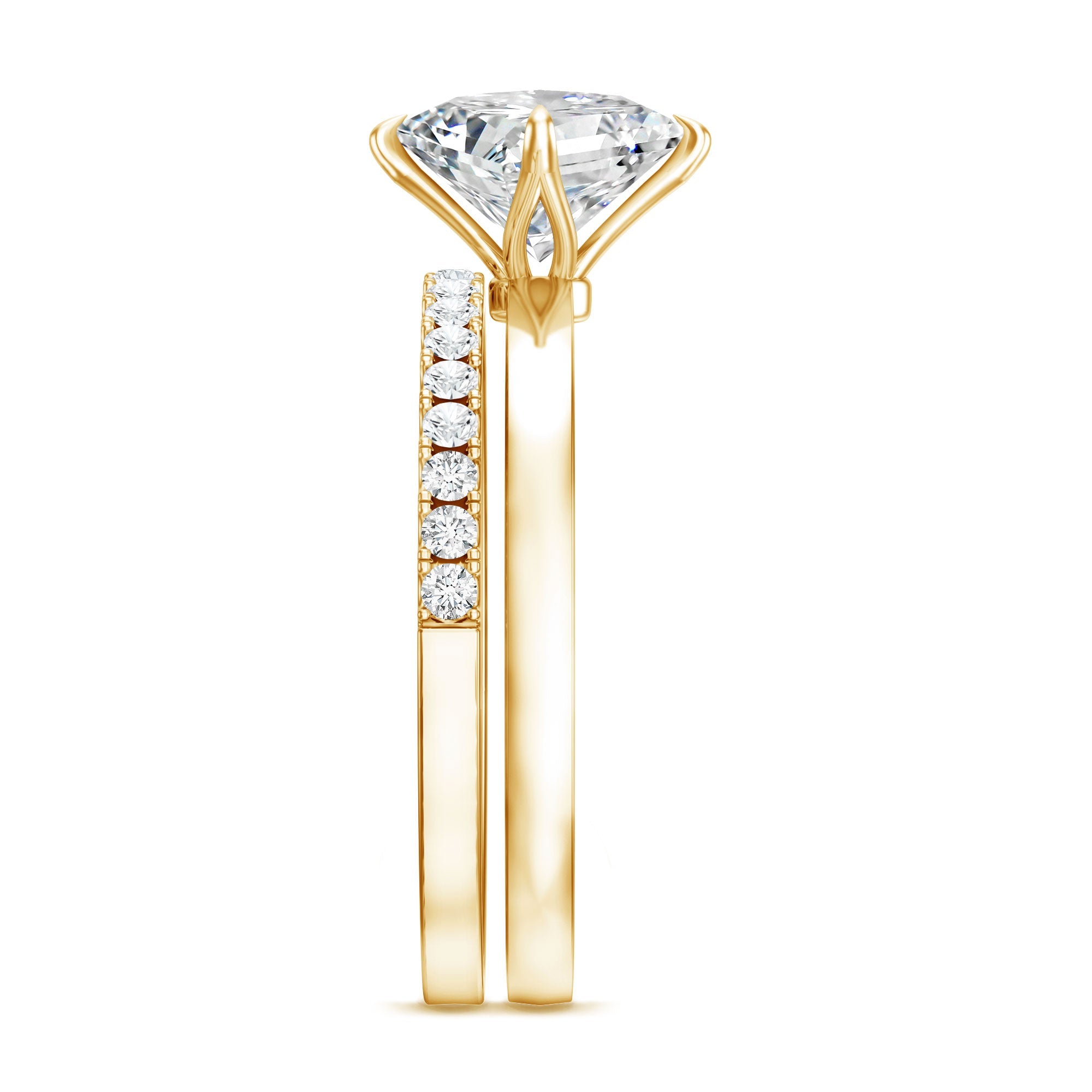 Princess Cut Lab Grown Diamond Ring