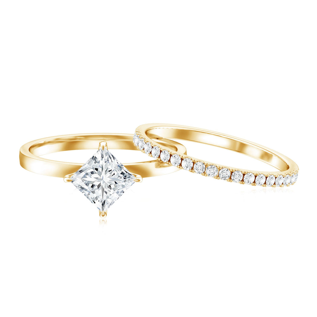 Princess Cut Lab Grown Diamond Ring