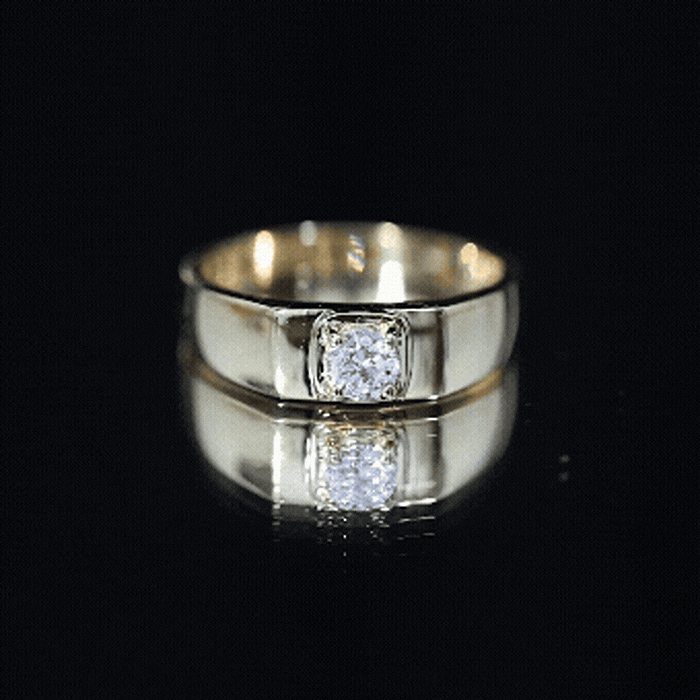 Brilliant Cut Lab Grown Diamond Wedding Band for Men