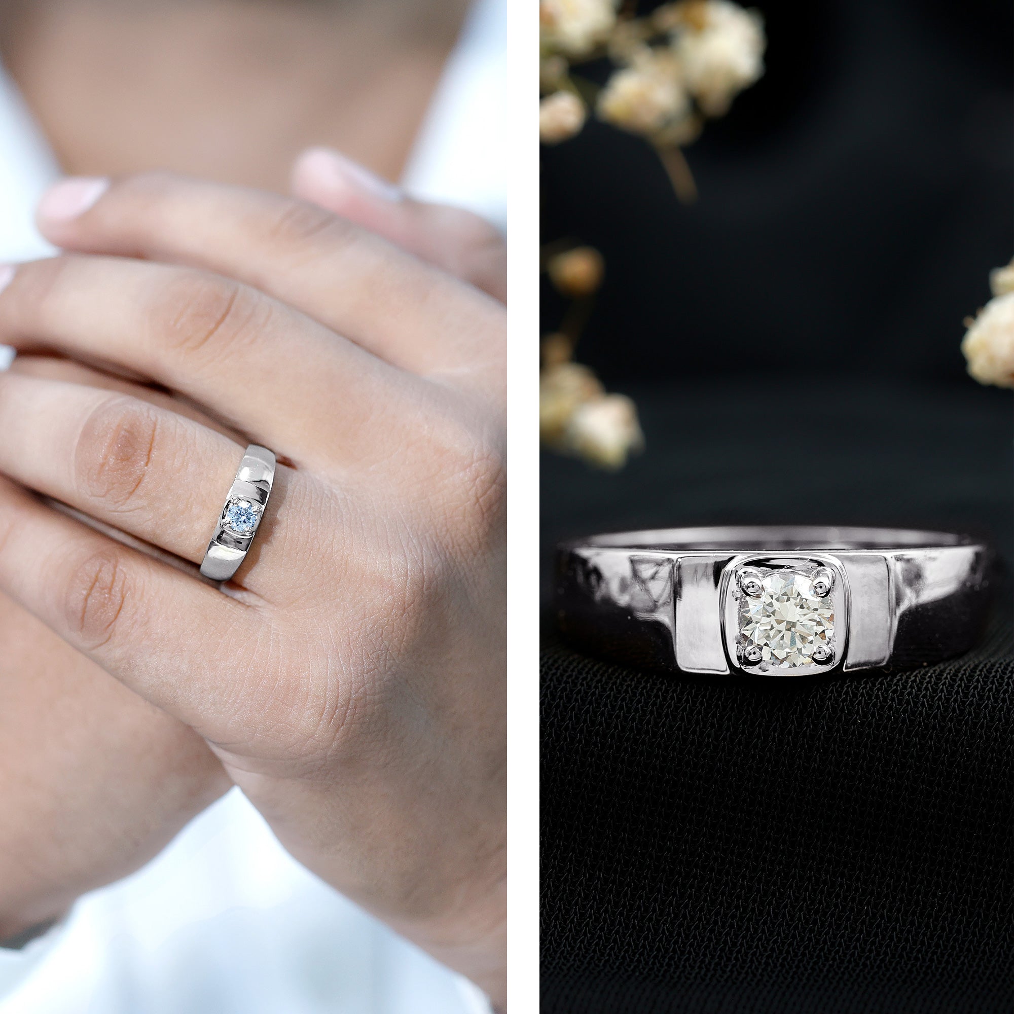 Brilliant Cut Lab Grown Diamond Wedding Band for Men