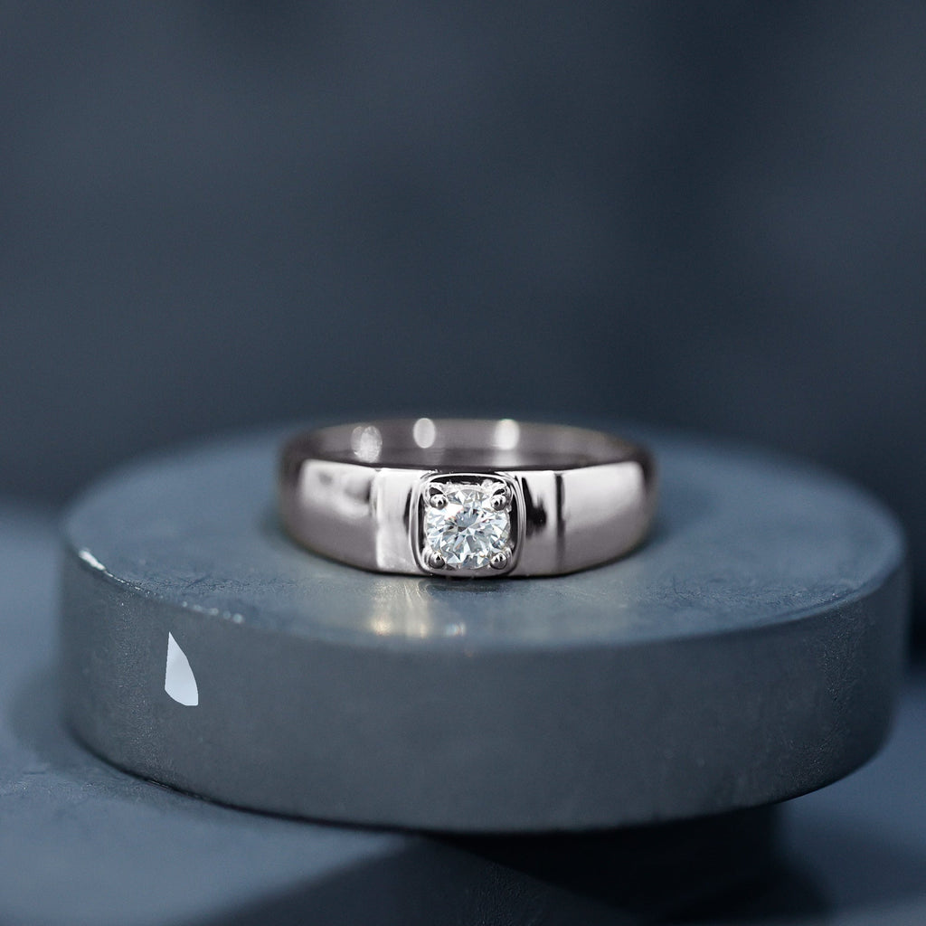 Brilliant Cut Lab Grown Diamond Wedding Band for Men