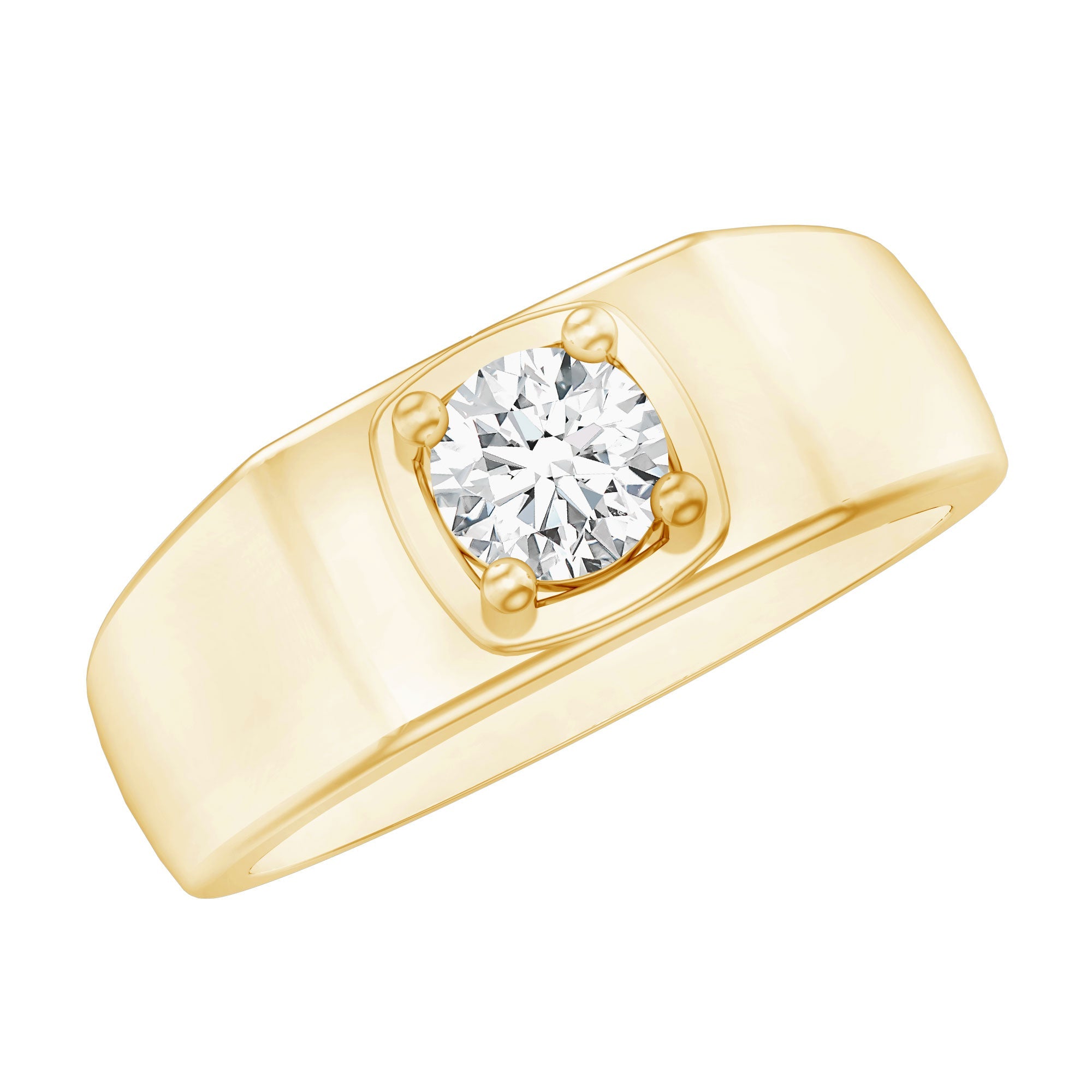 Brilliant Cut Lab Grown Diamond Wedding Band for Men