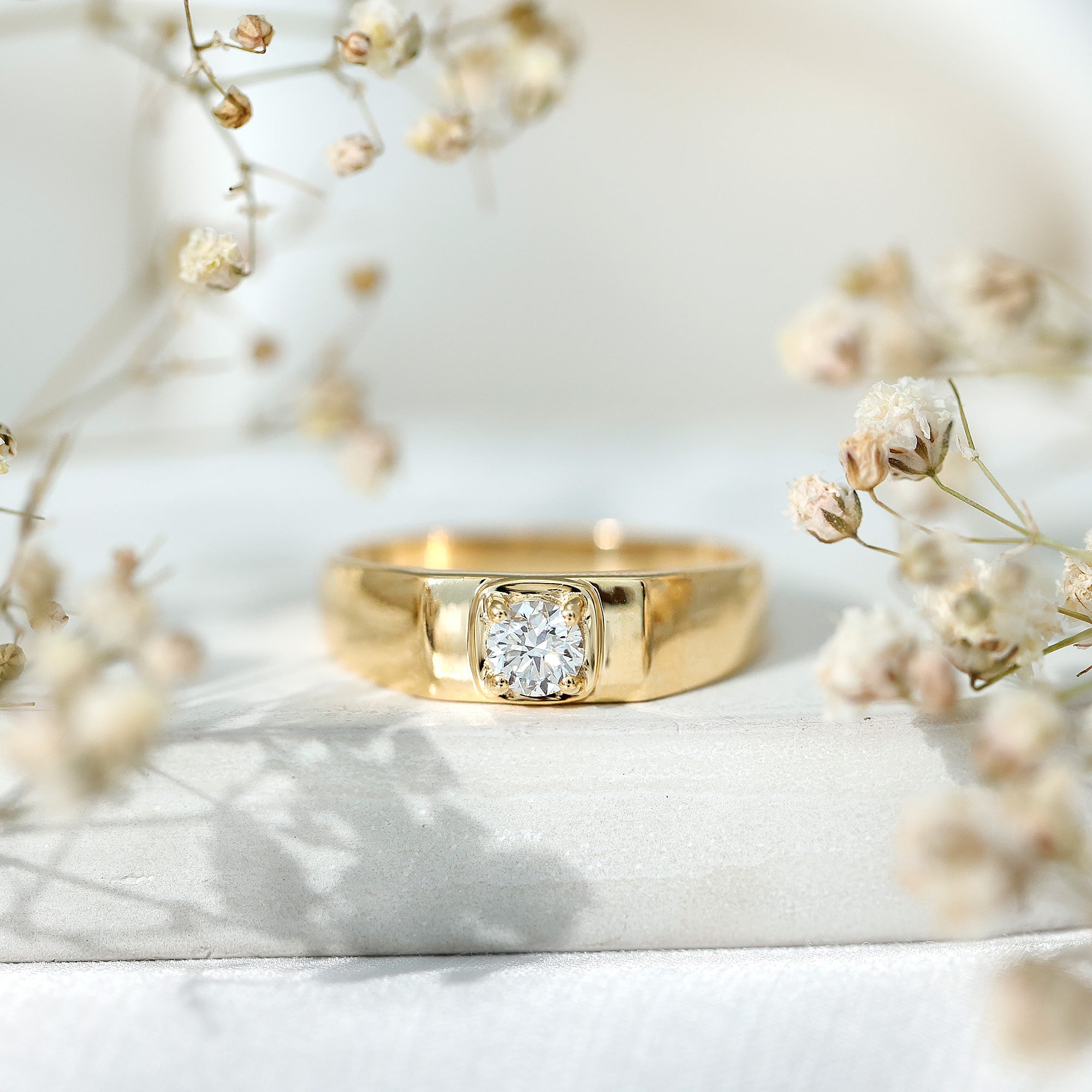 Brilliant Cut Lab Grown Diamond Wedding Band for Men