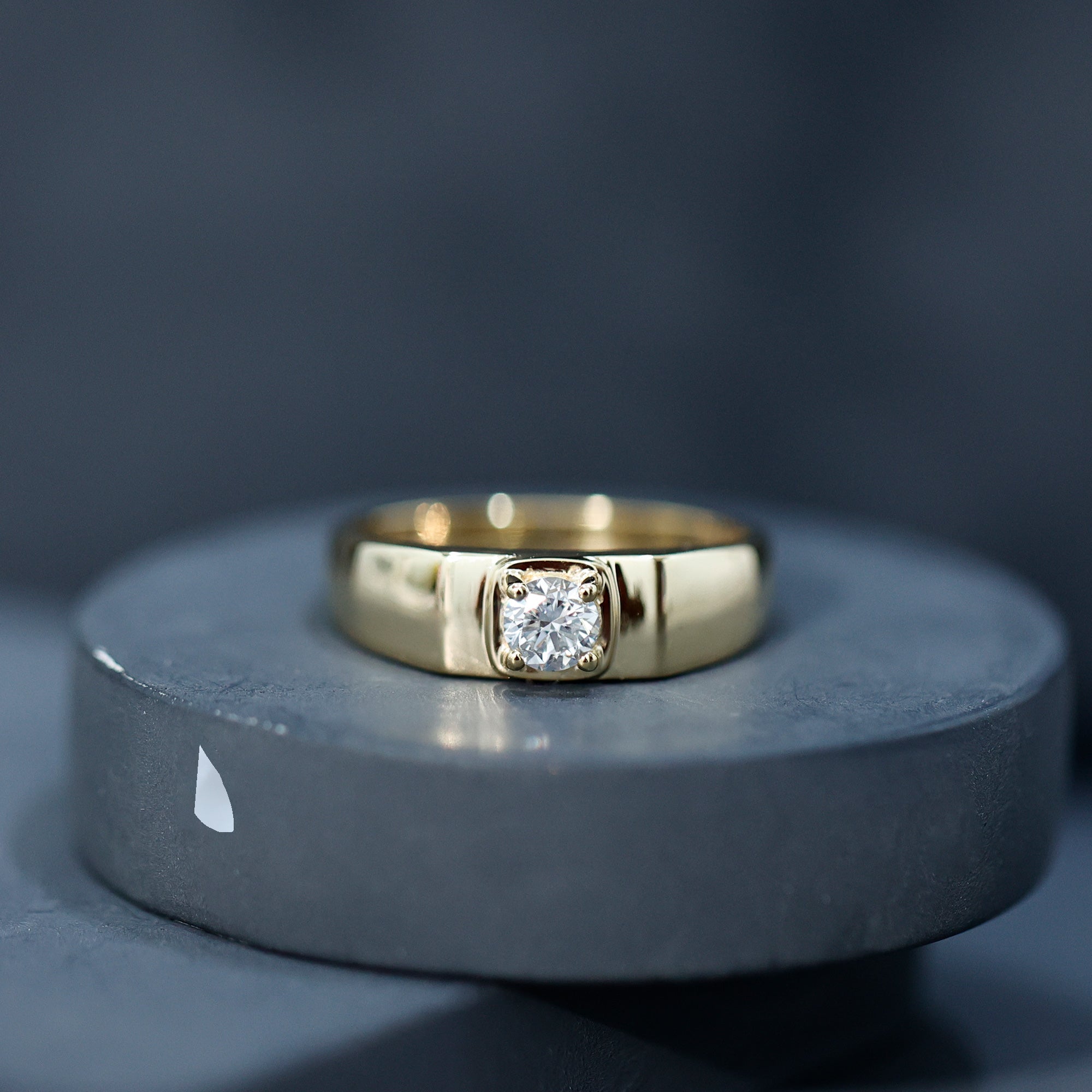 Brilliant Cut Lab Grown Diamond Wedding Band for Men