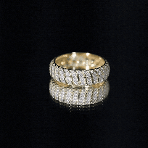 Certified Lab Grown Diamond Wide Wedding Band for Women