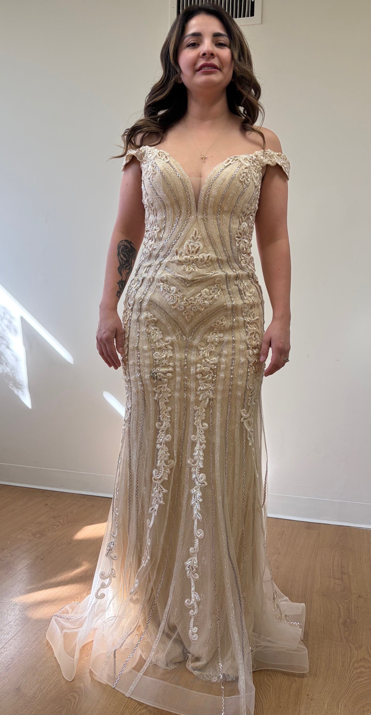 Beaded Mermaid Gown