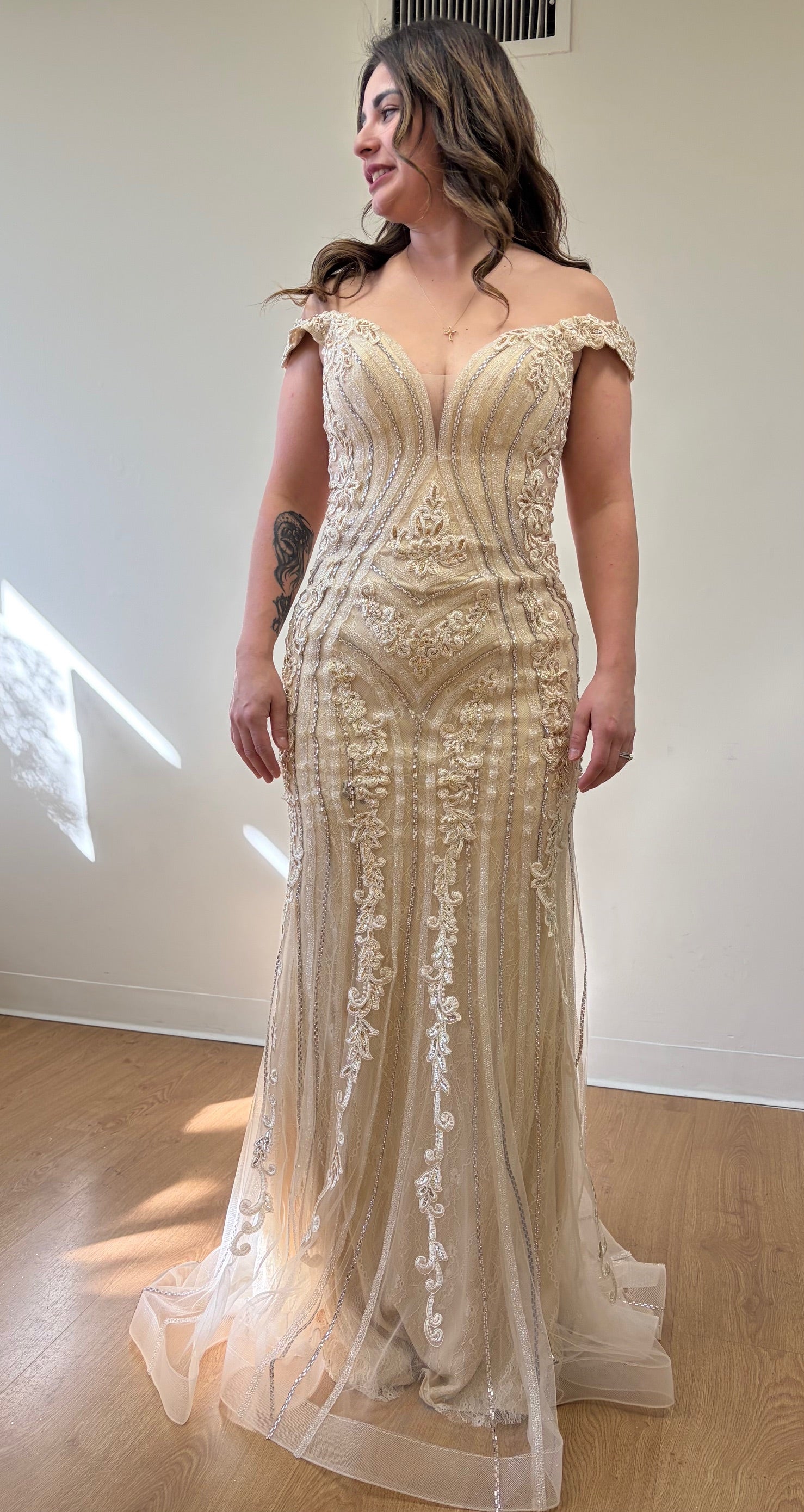 Beaded Mermaid Gown