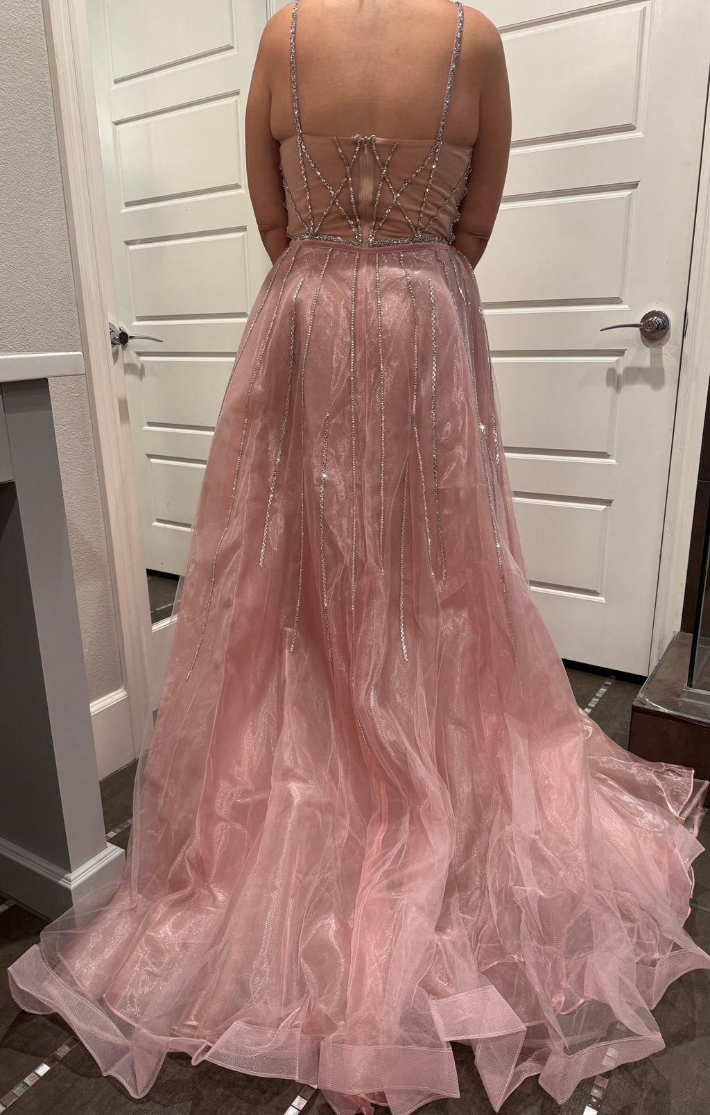 Sweetheart Beaded Evening Gown