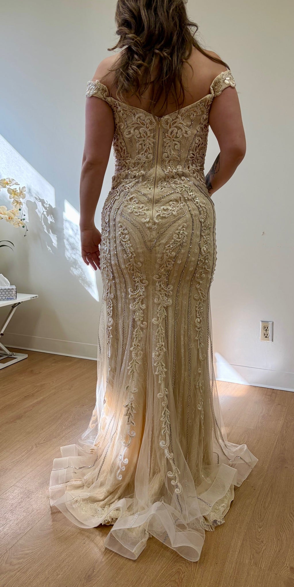 Beaded Mermaid Gown