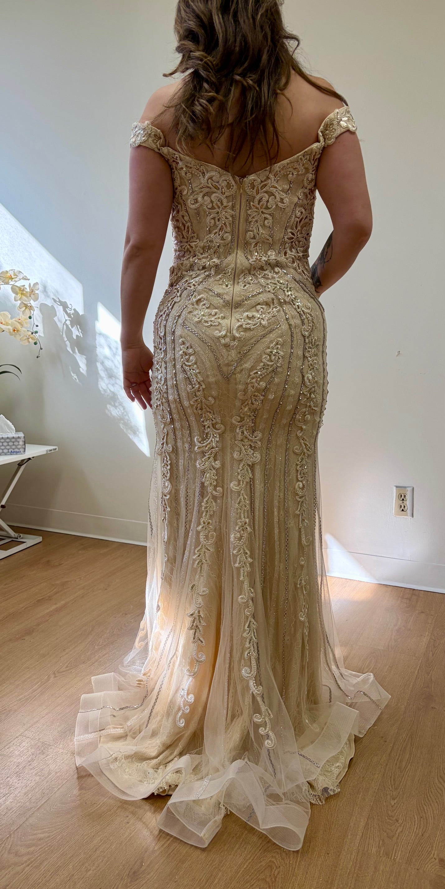 Beaded Mermaid Gown