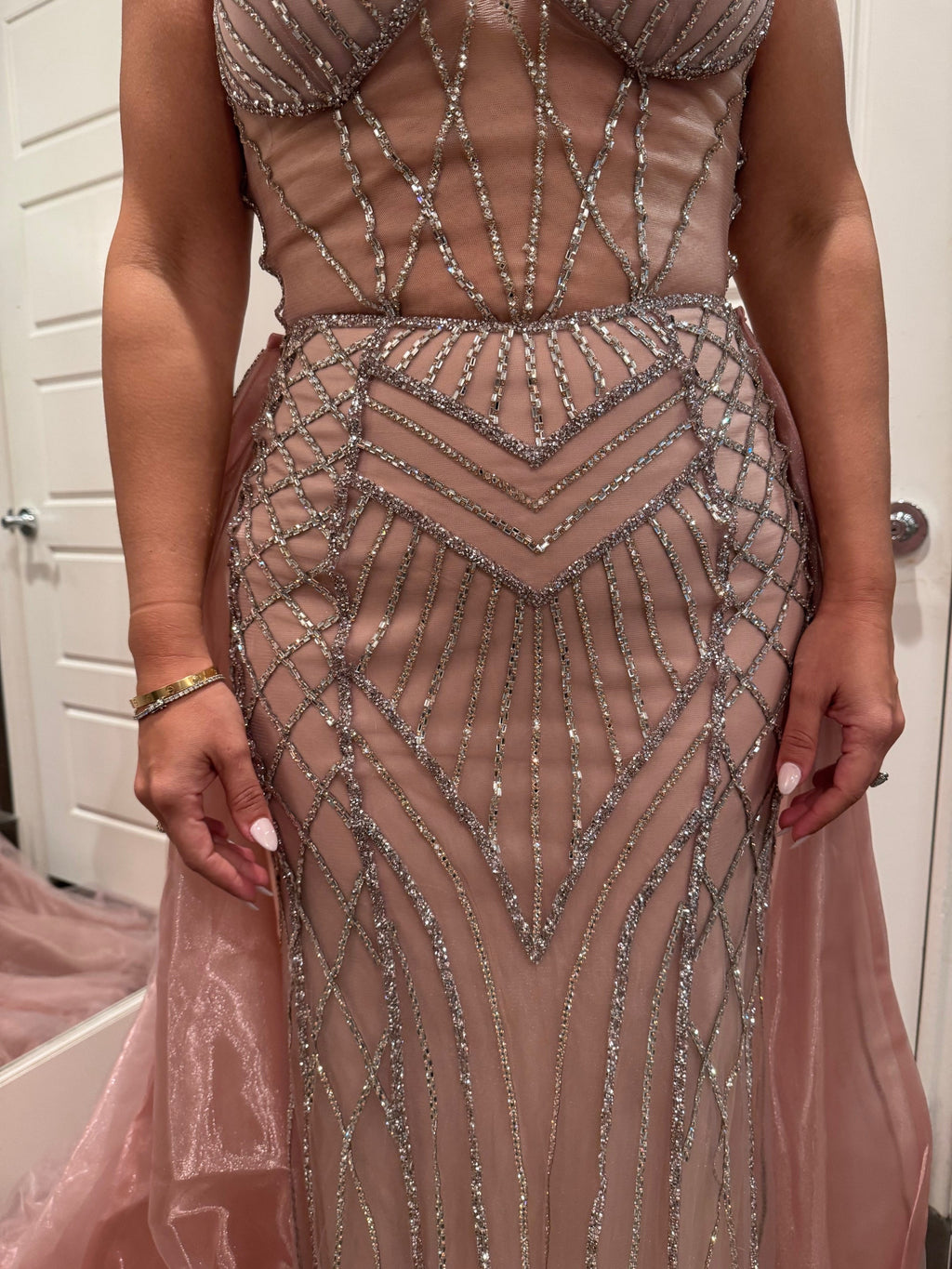 Sweetheart Beaded Evening Gown